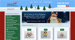 Desktop Screenshot of orindaschristmasornaments.com