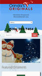Mobile Screenshot of orindaschristmasornaments.com